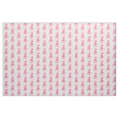 Tissu personalizable de singe rose de chaussette (Yard)