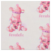 Tissu personalizable de singe rose de chaussette (Fermer)