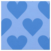 Tissu personnalisé Blue Hearts (Fermer)