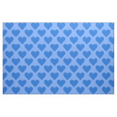 Tissu personnalisé Blue Hearts (Fat Quarter)