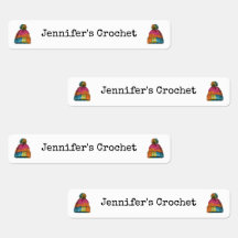 Tissu personnalisé Étiquettes Crochet Casquette la