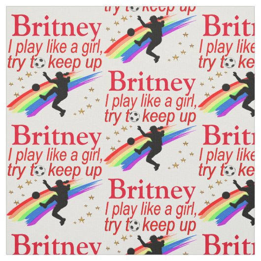 TISSU PERSONNALISÉ SOCCER STAR (Échantillon)