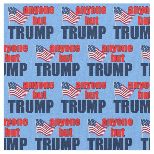 Tissu Personne sauf Trump (Fermer)