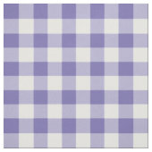 Tissu Pervenche et Carreaux Gingembre Blanc (Échantillon)