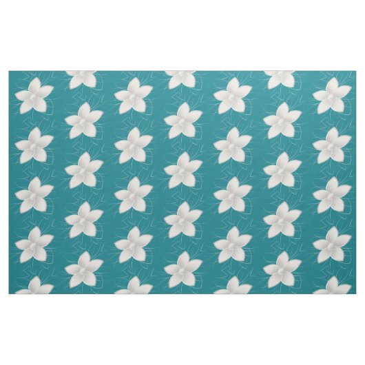 Tissu Pétales blancs (Fat Quarter)