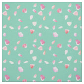 Tissu Pétales Roses rose et rose (Échantillon)