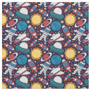 Tissu Petit astronaute