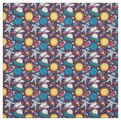 Tissu Petit astronaute (Échantillon)