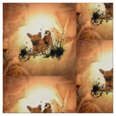 Tissu Petit chiwawa mignon (Échantillon)