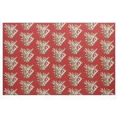 Tissu Petit corail en rouge (Fat Quarter)