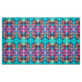Tissu Petit Elfe de Champignons Imaginaire (Fat Quarter)