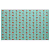 Tissu Petit Kiwi Brown Sur Un Monocycle Rouge (Yard)