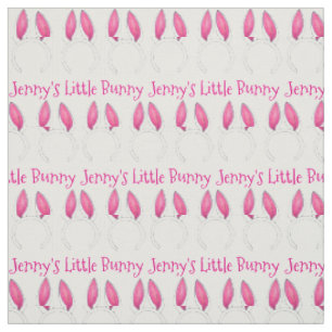 Tissu Petit Lapin Lapin Oreille Nouveau Bébé Douche rose