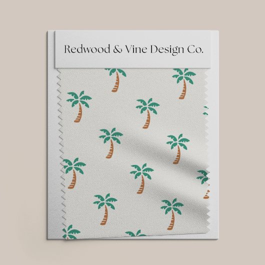 Tissu Petit Motif Palms