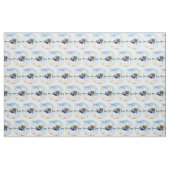 Tissu Petit Pékinois Marin (Yard)