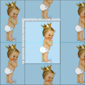 Tissu Petit prince blond vintage (Carreau)