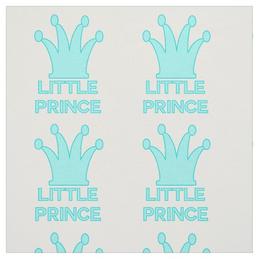 Tissu petit prince - un bébé royal ! (Échantillon)