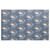 Tissu Petit Sanderling mignon à la plage (Yard)