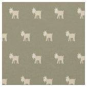 Tissu Petite chèvre drôle mignonne (Fermer)
