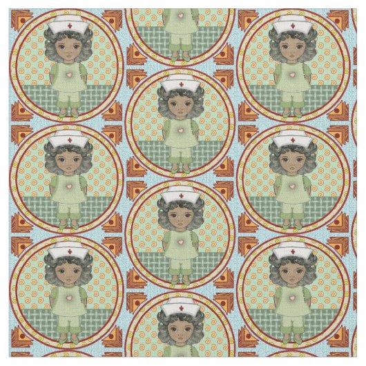 Tissu Petite fille noire (Fermer)