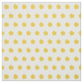 Tissu Petite impression florale jaune (Échantillon)