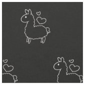 Tissu Petite silhouette de lama (Fermer)