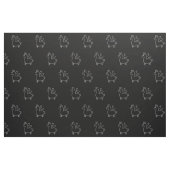 Tissu Petite silhouette de lama (Fat Quarter)