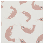 Tissu Petites crevettes mignonnes (Fermer)