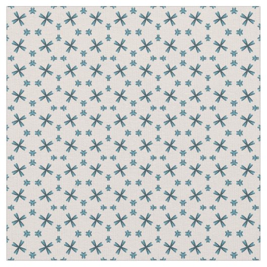 Tissu Petites Fleurs Bleues (Fermer)