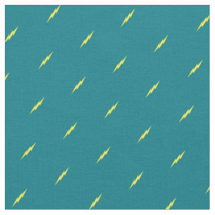 Tissu Petits boulons éclair Météo mignonne