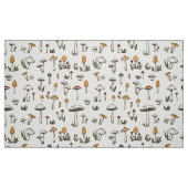 Tissu Petits champignons de forêt sur un Arrière - plan (Fat Quarter)