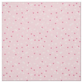 Tissu Petits Coeurs roses Aimer Saint-Valentin (Échantillon)