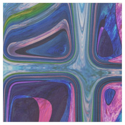 Tissu Petits cubes colorés psychédéliques (Fermer)