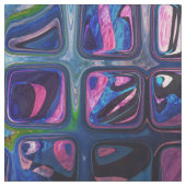 Tissu Petits cubes colorés psychédéliques (Échantillon)