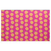Tissu Petits Cuties Mandarines Fruit Citron Rose (Fat Quarter)