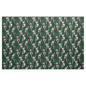 Tissu Petits panda sur vert foncé (Yard)