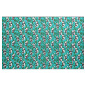 Tissu Petits panda turquoise (Yard)