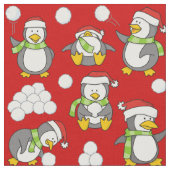 Tissu Petits pingouins Motifs (Fermer)