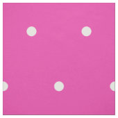Tissu Petits Pois blancs sur Diva Pink (Échantillon)