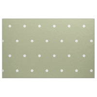 Petits Pois blancs sur Sage Green
