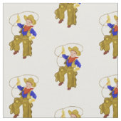 Tissu Peu de cowboy vintage (Fermer)