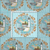 Tissu Phare de coquilles du Michigan (Carreau)
