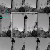 Tissu Phare de Currituck (Carreau)