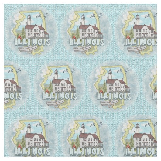 Tissu Phare de l'Illinois (Fermer)