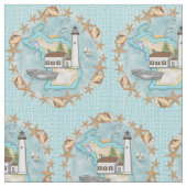 Tissu Phare de Michigan Shells (Fermer)
