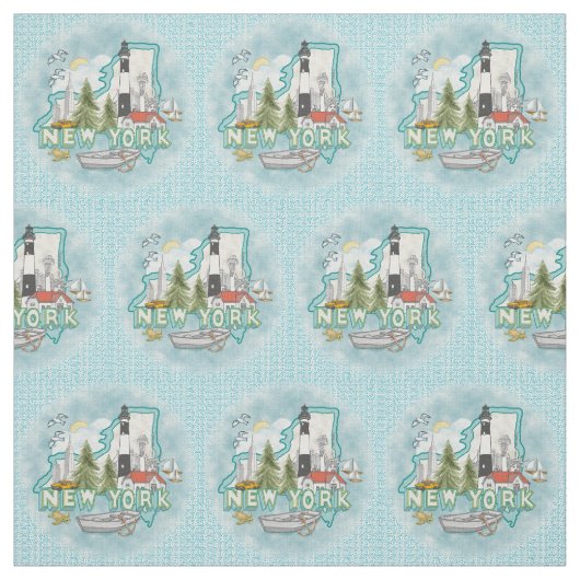 Tissu Phare de New York (Échantillon)