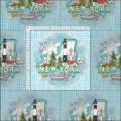 Tissu Phare de New York (Carreau)