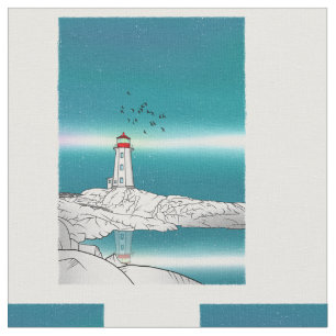 Tissu Phare de Peggys Cove Canada Nouvelle-Écosse