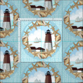 Tissu Phare de Point Judith (Carreau)