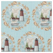 Tissu Phare de Rhode Island Shells (Fermer)
